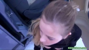 Public Sex With Sexy Czech Slut for Cash 02