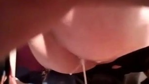 sammie1990 squirting from my ass after a naughty night out